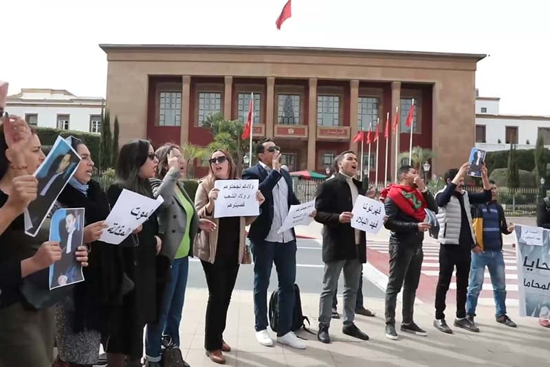 احتجاج على "نتائج المحاماة"