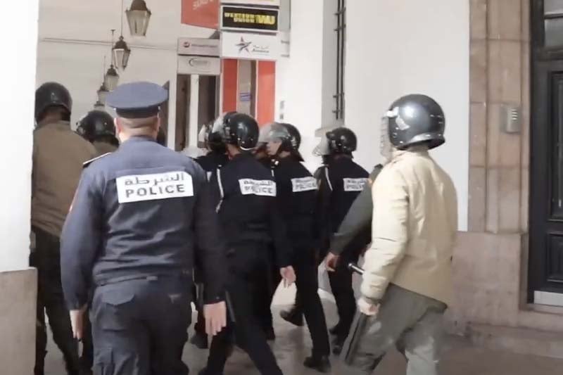 منع احتجاج راسبين في المحاماة