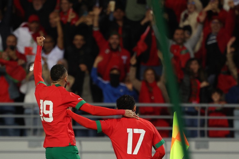 بوفال أول مغربي يسجل على البرازيل