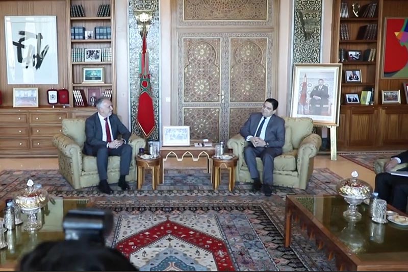 بوريطة يستقبل رئيس جزر الكناري