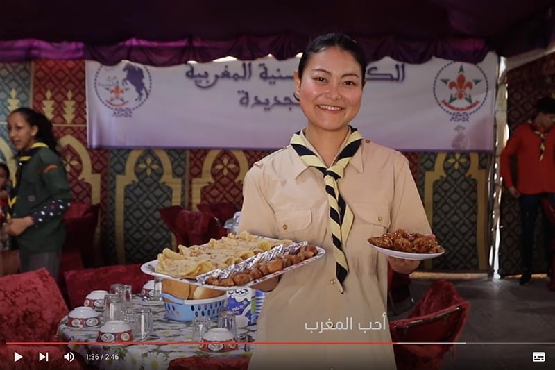 يابانية معجبة بالمغرب