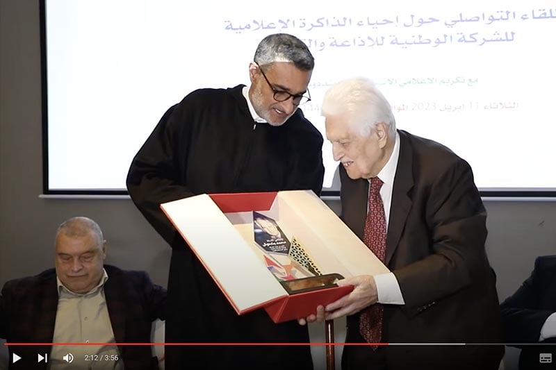 تكريم الإذاعي بن ددوش