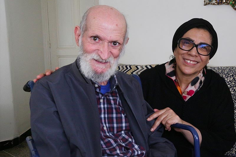 نجاح يغادر المستشفى