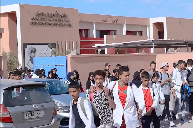 مشكل اكتظاظ ثانوية بمراكش