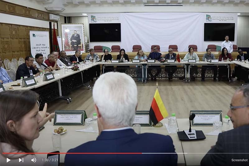 ألمان في غرفة التجارة بالرباط