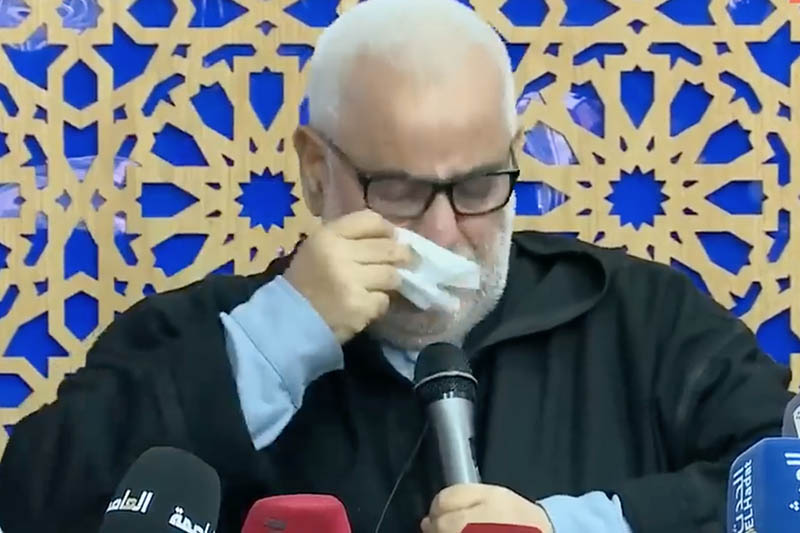 بنكيران يبكي في مدينة فاس