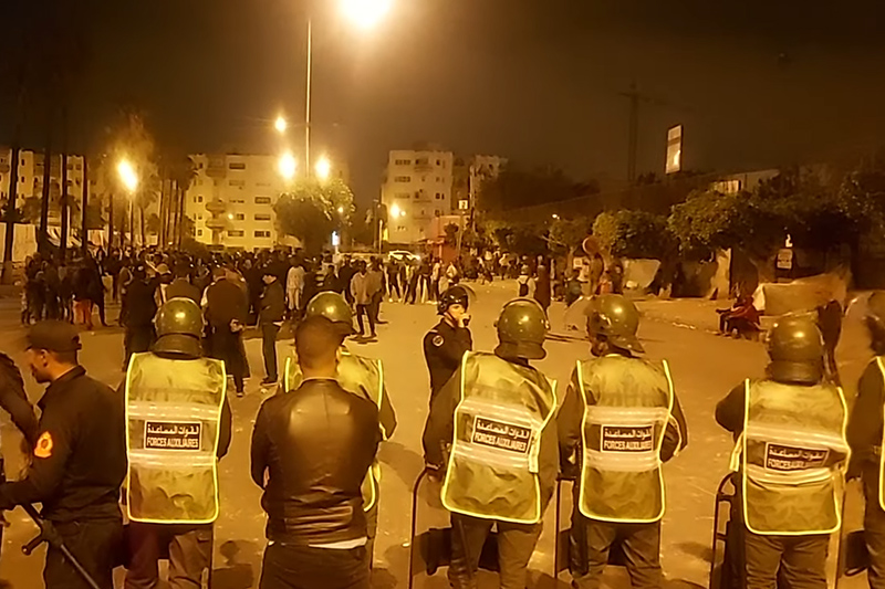 معارك بين مهاجرين بالبيضاء