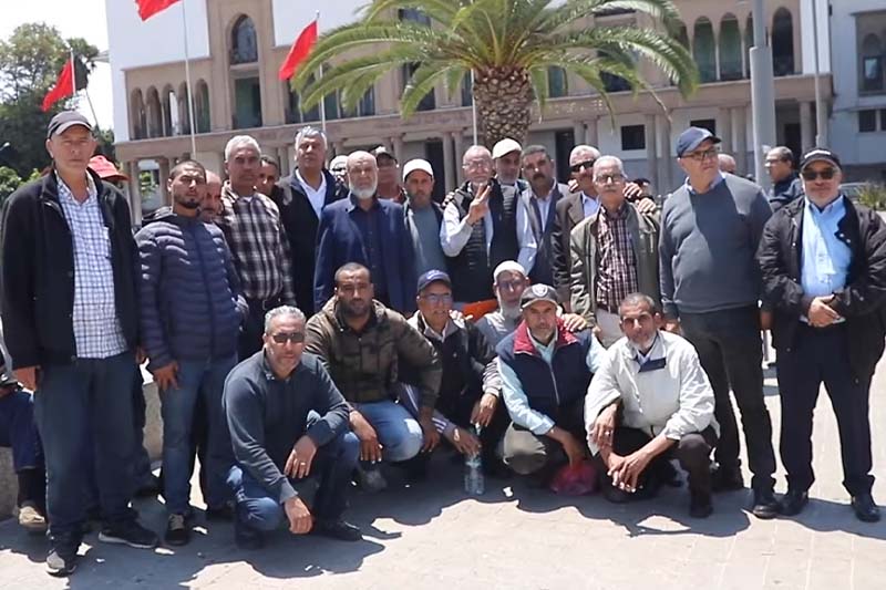 احتجاج مهنيي سيارات الأجرة