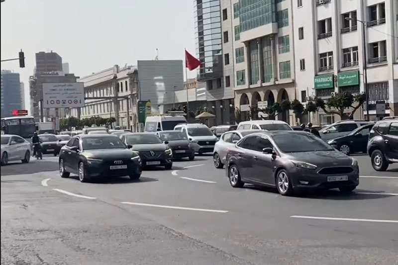 أزمة السير في البيضاء