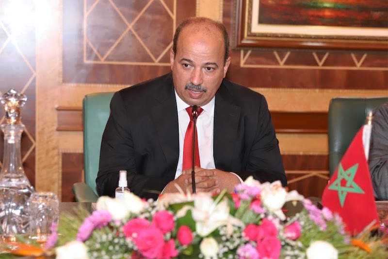 ميارة يلاقي وفد معهد "اتفاقات أبراهام"