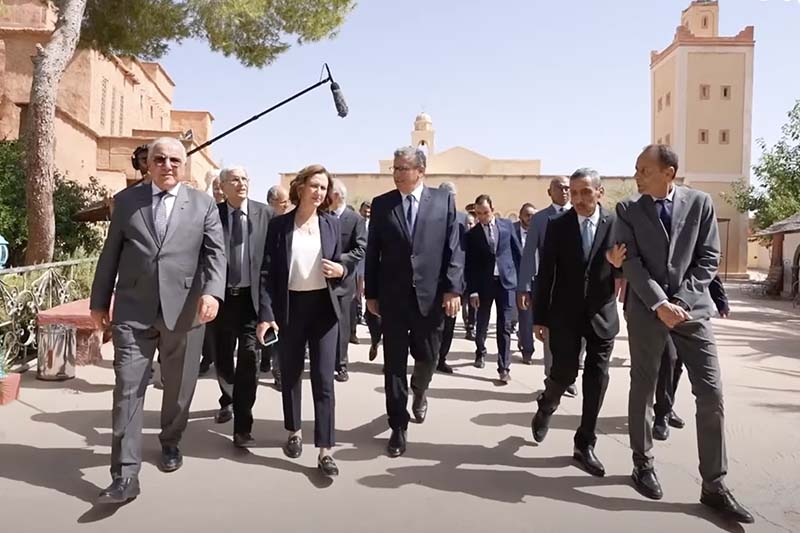 أخنوش يتفقد مشاريع بورزازات
