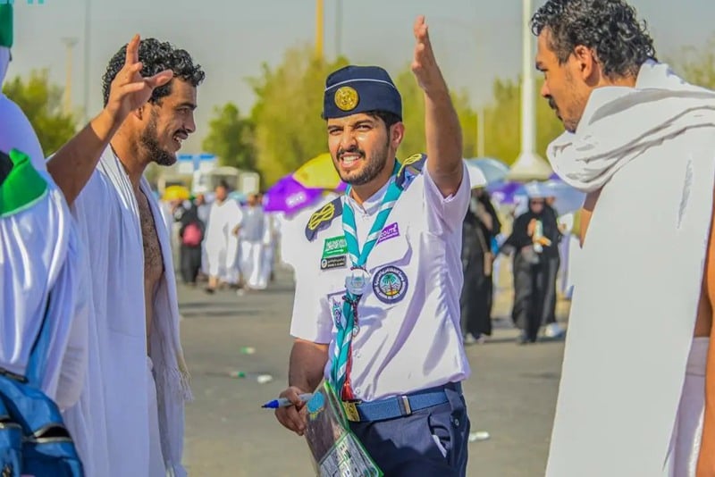 الكشافة يرشدون أكثر من 38 ألف حاج تائهٍ "يوم عرفة"