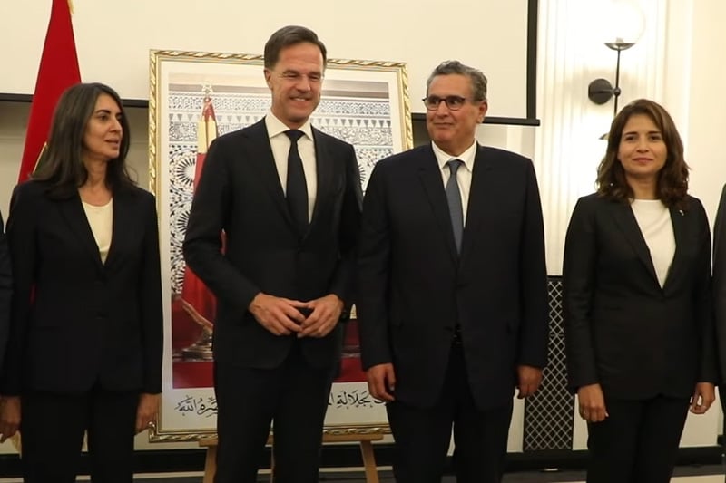 رئيس وزراء هولندا والمغرب