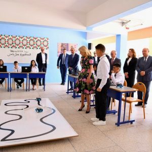 جيل بايدن تدعم تعلم الروبوتيك والإنجليزية بمؤسسة ابن العريف بمراكش