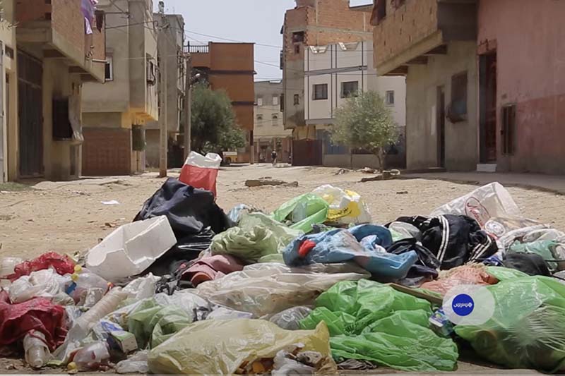 النفايات تغطي سيدي سليمان