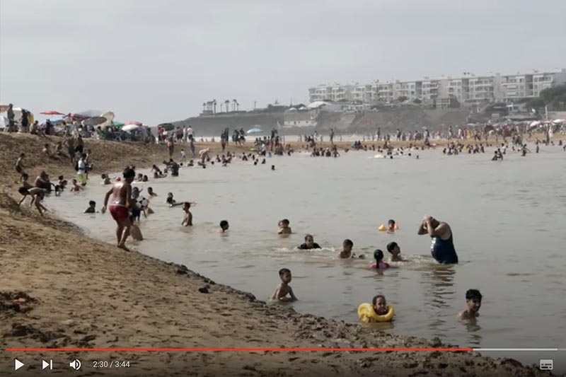 جدل جودة شواطئ المحمدية