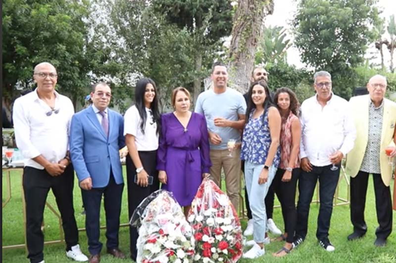 تكريم منتخبي الطائرة الشاطئية