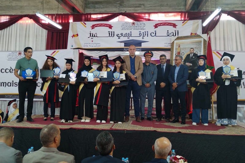 مديرية اشتوكة تحتفي بالمتفوقين دراسيا‬