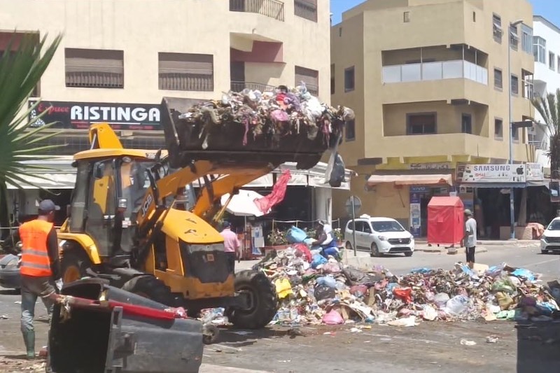 إضراب عمال شركة "أوزون" يربك عين حرودة