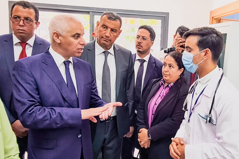 جدل زيارة وزير الصحة للدريوش