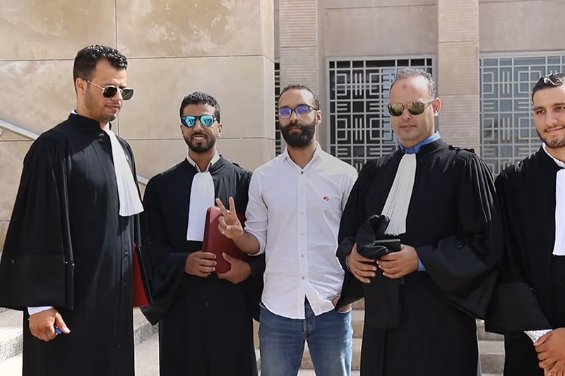 محاكمة الناشط أمين نصر الله