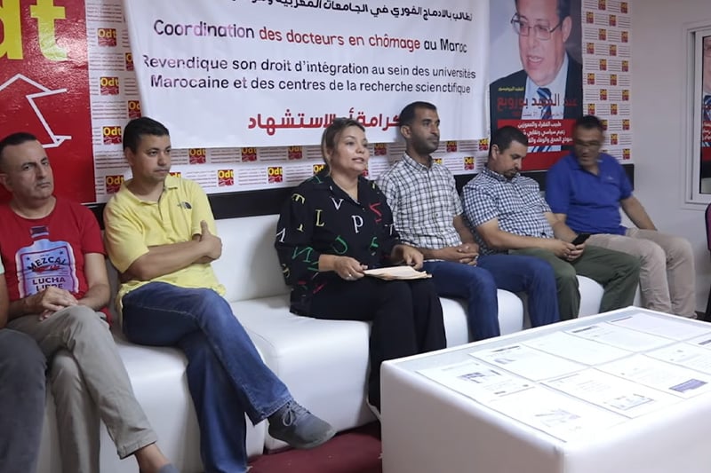 غضب الدكاترة المعطلين