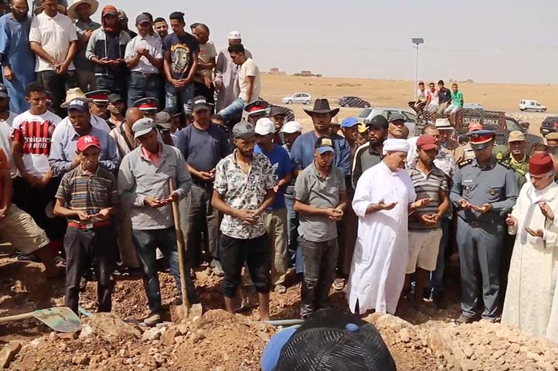 جنازة ضحايا حادث ولاد عزوز