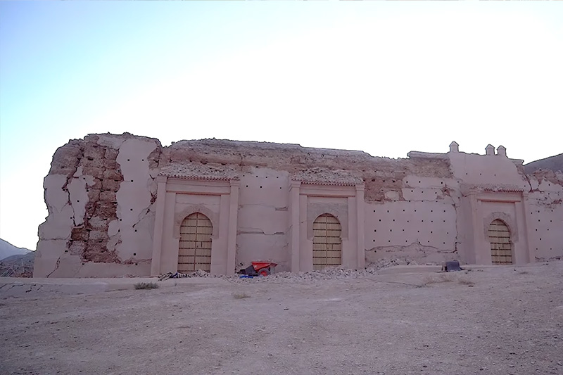 تضرر مسجد "تنمل" التاريخي