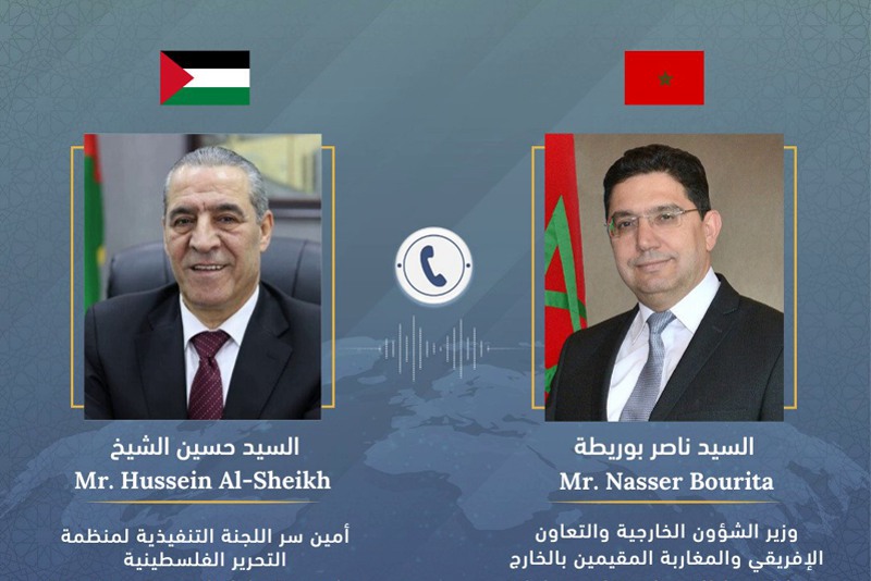 مباحثات مغربية فلسطينية لوقف الحرب