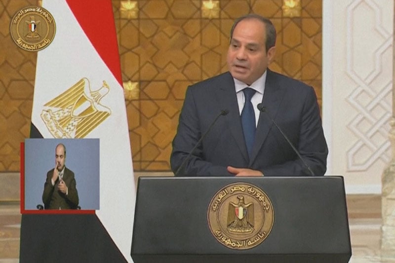 السيسي: نرفض تهجير الفلسطينيين