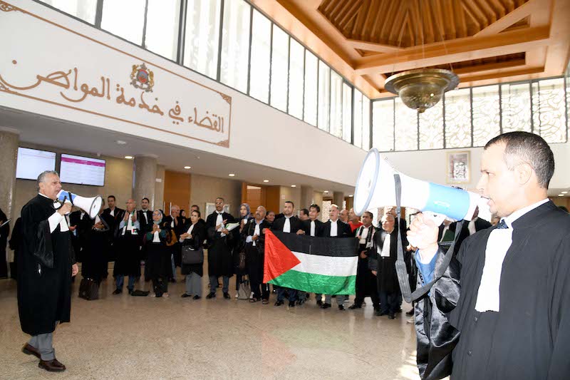 المحامون المغاربة يستعدون لجر إسرائيل أمام المؤسسات القضائية الدولية