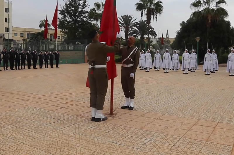 تحية العلم المغربي