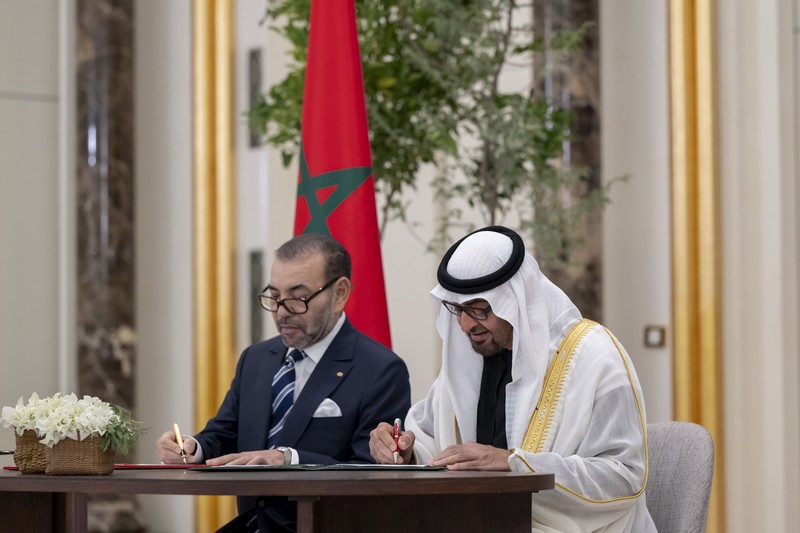 توقيع مذكرات التفاهم بين المغرب والإمارات