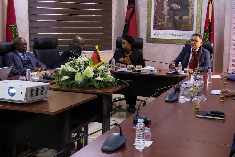 وزيرة خارجية مالاوي تلتقي بوالي العيون