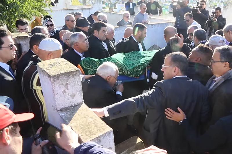 جنازة النقيب عبد العزيز بنزاكور
