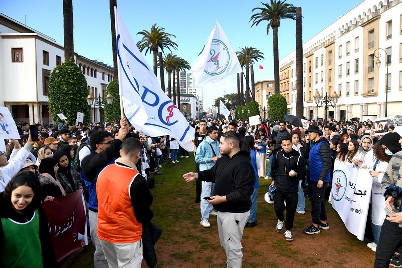 طلبة الطب يدعون إلى "إنزال وطني" بوجدة