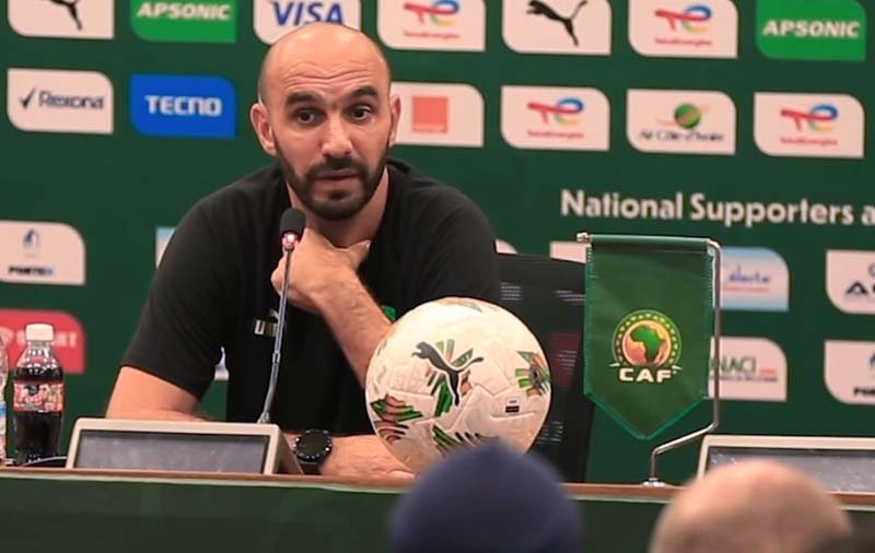 الركراكي والأحداث بعد لقاء الكونغو