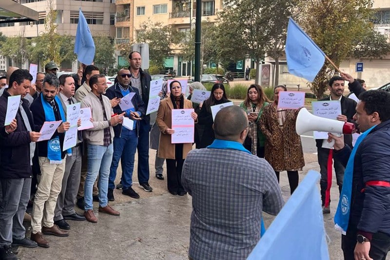 مستخدمو وكالة التأمين الصحي يطالبون بالإسراع في تعديل النظام الأساسي