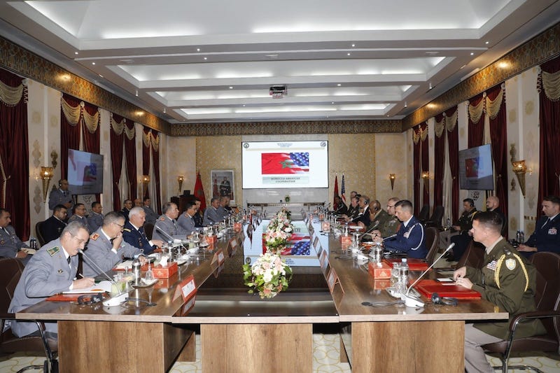 مباحثات عسكرية تجمع المغرب وأمريكا