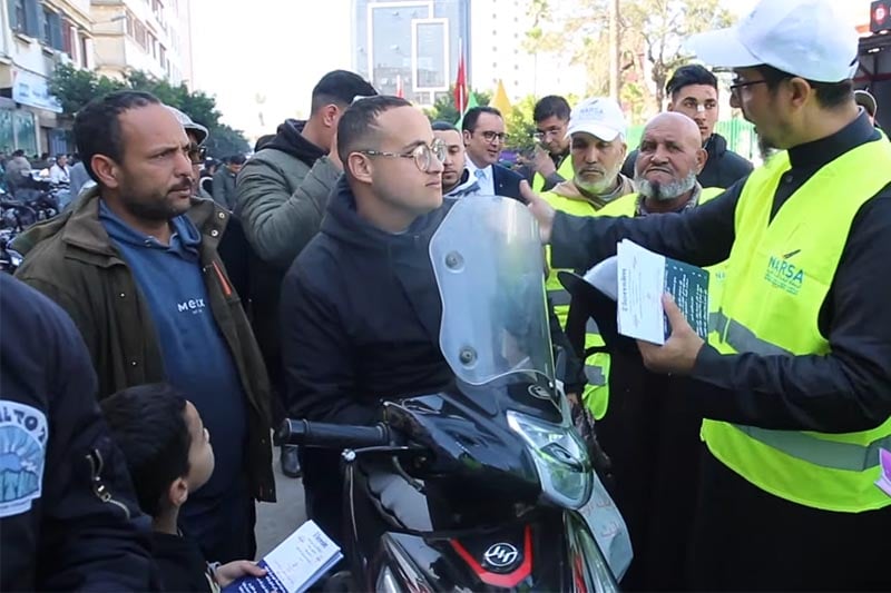تحسيس بمخاطر الدرجات النارية