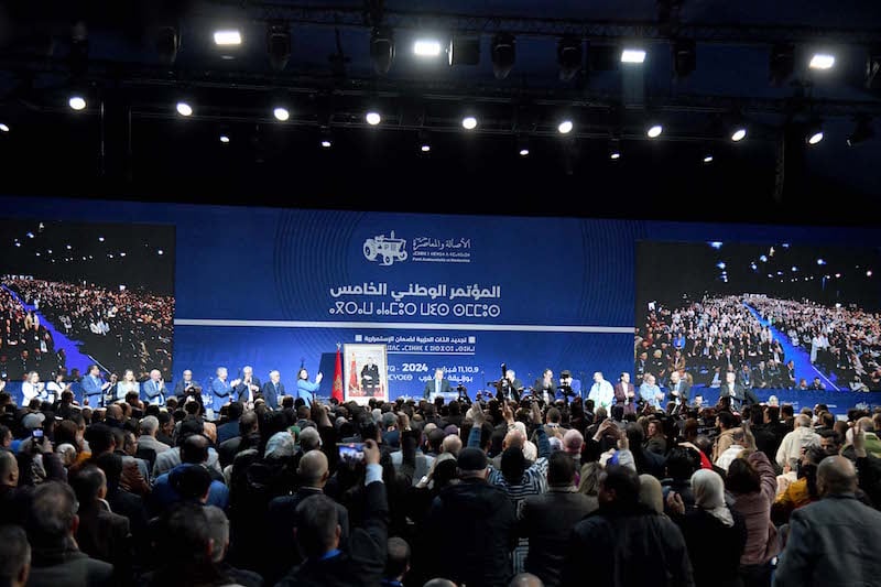 فتيحة العيادي تظهر في مؤتمر حزب "البام"