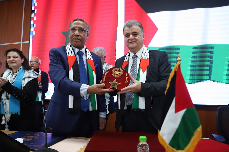 زعيم نقابيي فلسطين: المغاربة موجودون في أحضان المسجد الأقصى