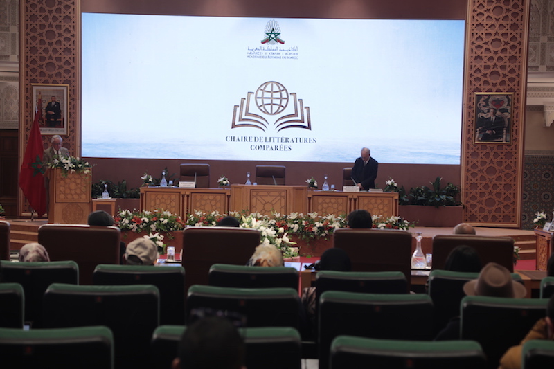 الناقد الفرنسي برونيل يدشن "كرسي الآداب المقارنة" في أكاديمية المملكة