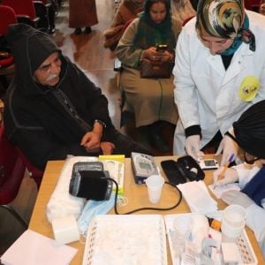 حملة طبية تقدم خدمات في مدينة خريبكة