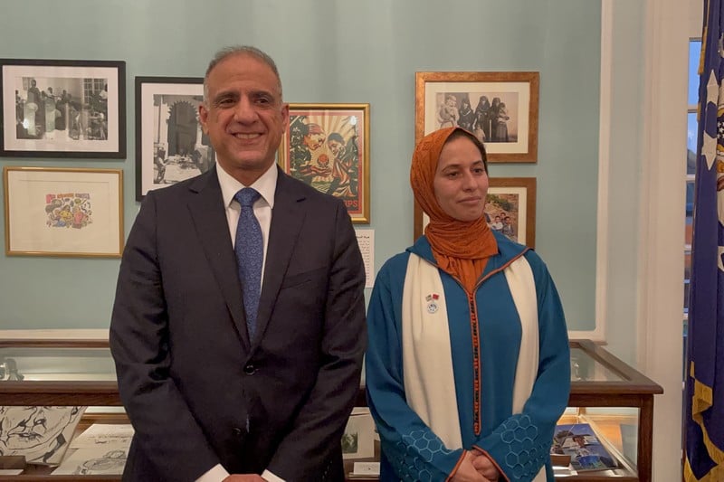 المفوضية الأمريكية في طنجة تحتفي بتصدي رابحة الحيمر للزواج المبكر