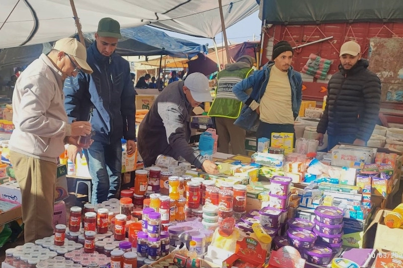 حجز مواد غذائية فاسدة في حد بوموسى