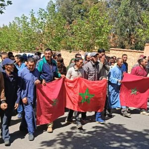 مسيرة تطلب إنجاز طريق نواحي أزيلال