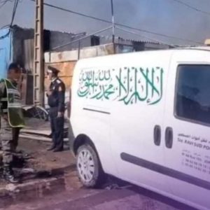 جثة متفحمة وسط مخلفات "حريق إنزكان"