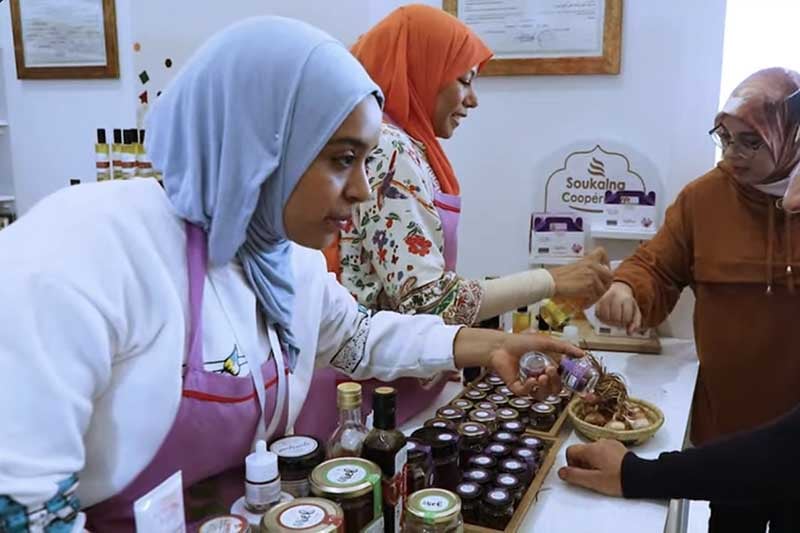 الزعفران في ملتقى الفلاحة