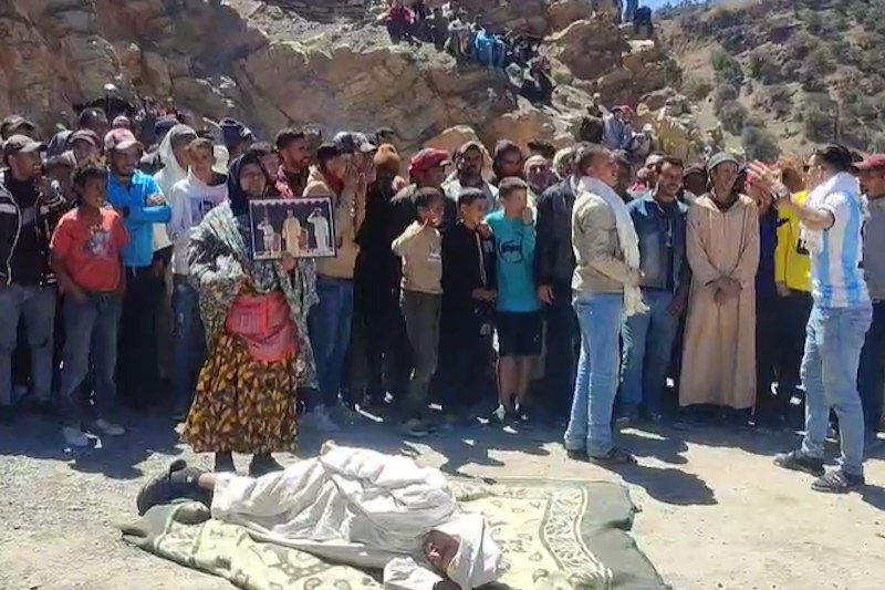 اعتصام ينادي بالتنمية في إقليم بني ملال